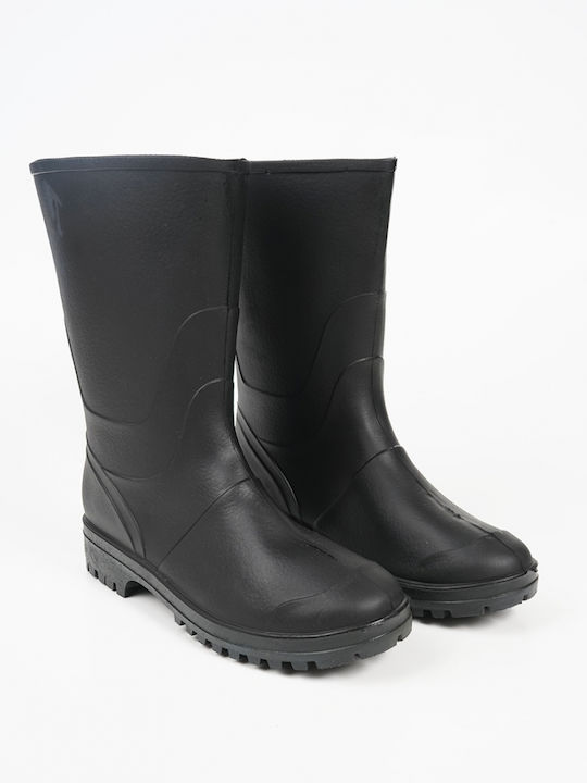 Piazza Work Wellies Black
