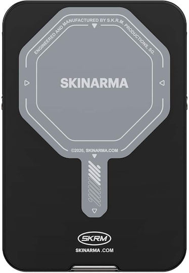 Skinarma MagSafe Kartenetui in Schwarz Farbe