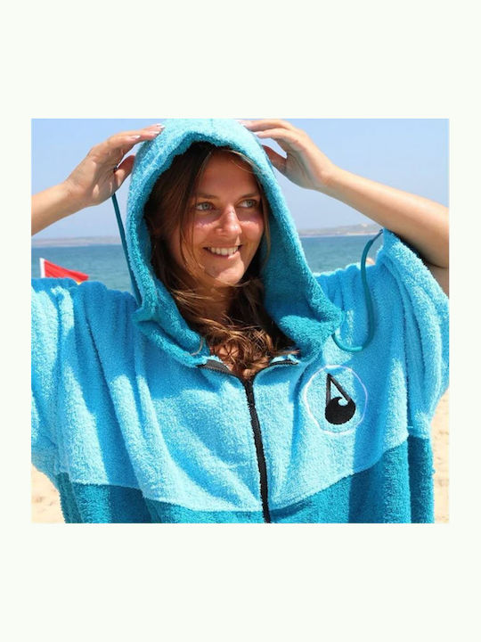Wave Hawaii Plajă Poncho Albastru