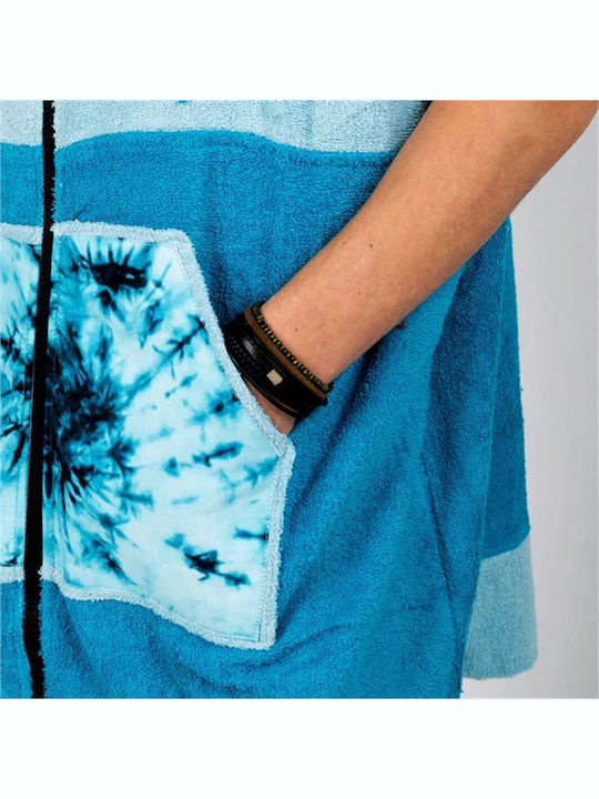 Wave Hawaii Plajă Poncho Albastru