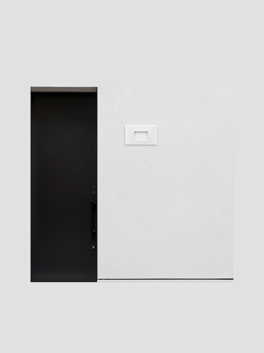 Braytron Επιτοίχιο Εξωτερικό Φωτιστικό LED IP65 με Ρυθμιζόμενο Λευκό Φως 8.5x13.4εκ.