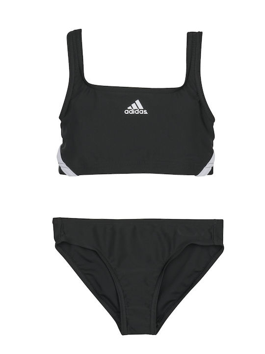 adidas 3-Stripes Παιδικό Μαγιό Μπικίνι Μαύρο