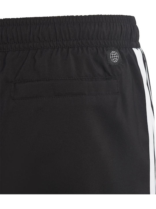 adidas 3-Stripes Kids Swimwear Swim Shorts Black