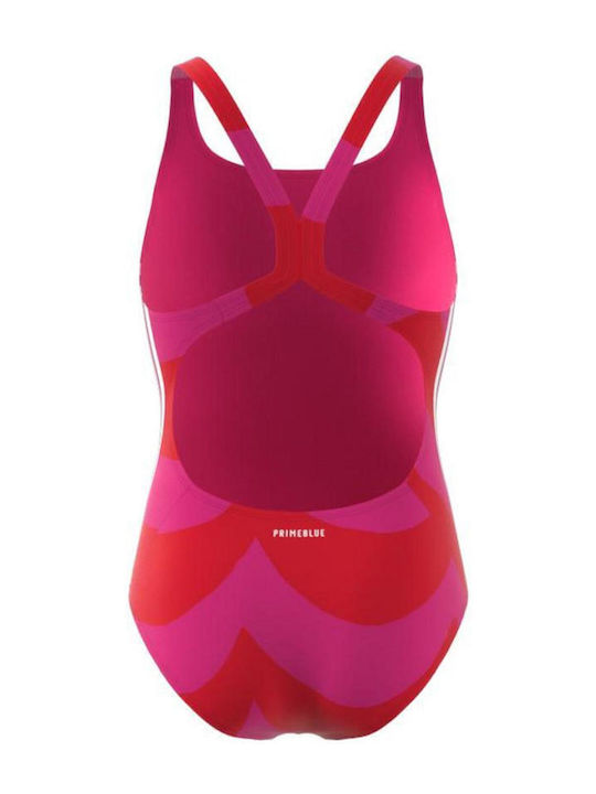 adidas Mm La Suit Παιδικό Μαγιό Ολόσωμο Φούξια