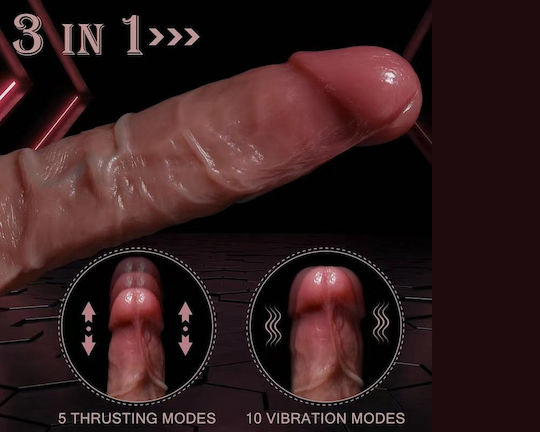 Ophelia's Dream Realistic Vibrator with Remote Control Flesh