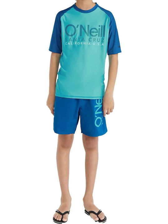 O'neill Essentials Cali Short Sleeve Skin Kids' Shirt - Blue