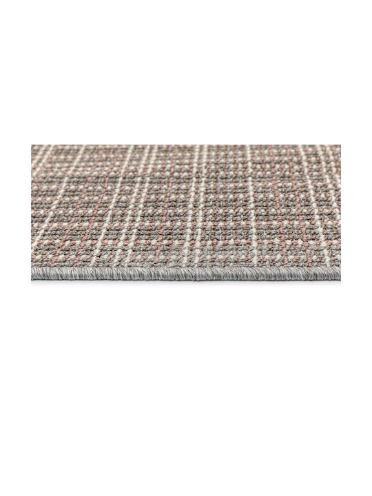 Nikotex Teppiche Rutschfeste Wohnzimmer Teppich Warren Grau-Rosa 160x240