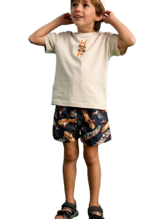 Mayoral Skater Kids Swimwear Swim Shorts Gray