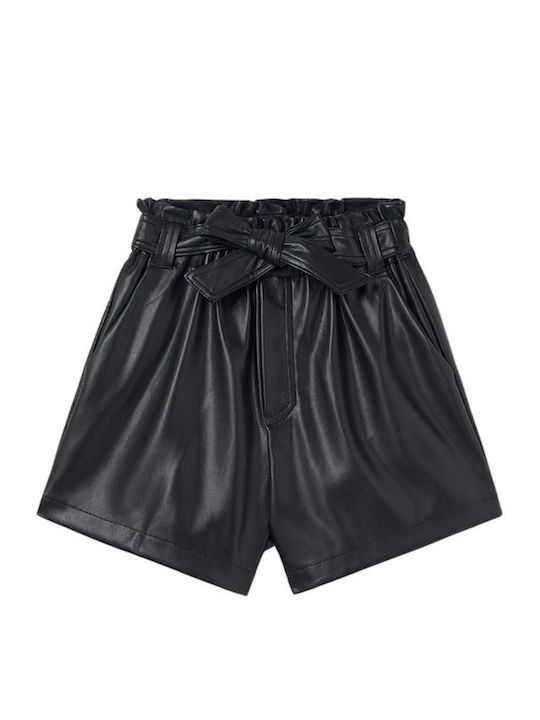 Șort/Salopetă Copii din Material Textil Negru