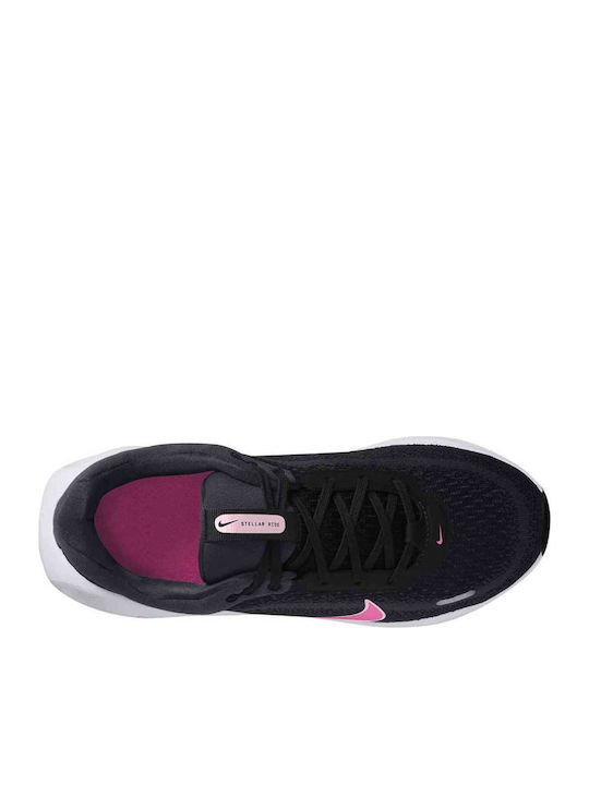 Kids Sports Shoes Running with Laces Black