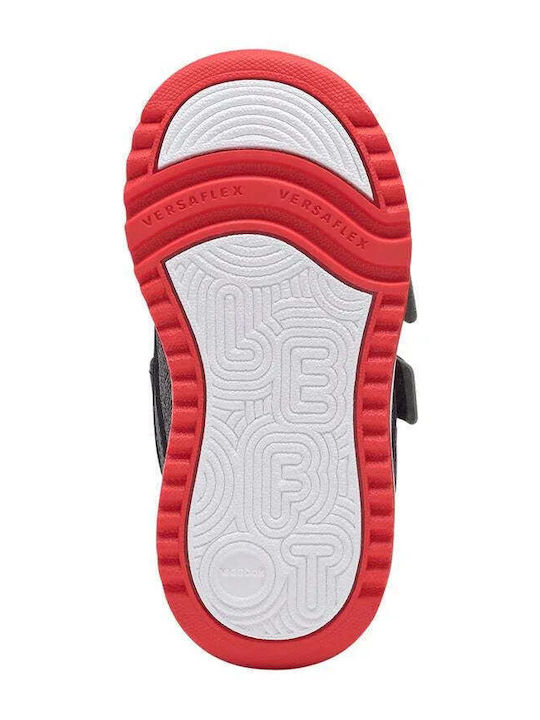 Weebok Clasp Low Αθλητικά Παιδικά Παπούτσια με Σκρατς Night Black / Vector Red