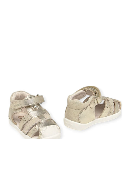 Kinder Sandalen First Steps Gold