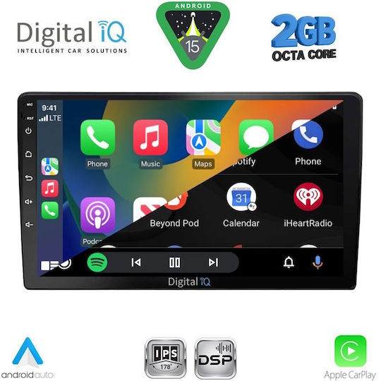 Digital IQ Ηχοσύστημα Αυτοκινήτου (Bluetooth/USB/WiFi/GPS/Apple-Carplay/Android-Auto)