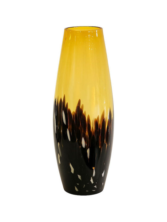 La Belle Maison Dekorative Bodenvase Glas Braune Φ17xΥ49cm D1880