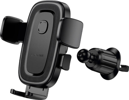 Borofone Car Mobile Mount with Adjustable Hooks Black