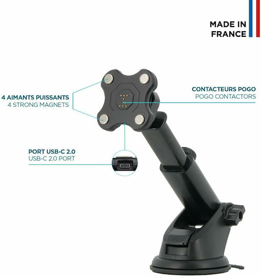 Mobilis Car Mobile Mount with Magnet Black