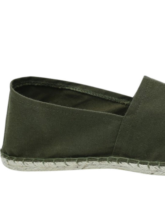 Women's Fabric Espadrilles Green