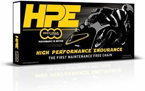 Regina Motorradketten & Ritzel Hpe 135hpe/1011 Schwarze-Goldene 520 X 130 Stück