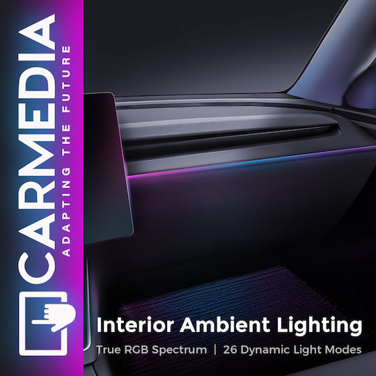 Carmedia Innenraum-Dekorationsbeleuchtung für Autos Carmedia RGB Farbe