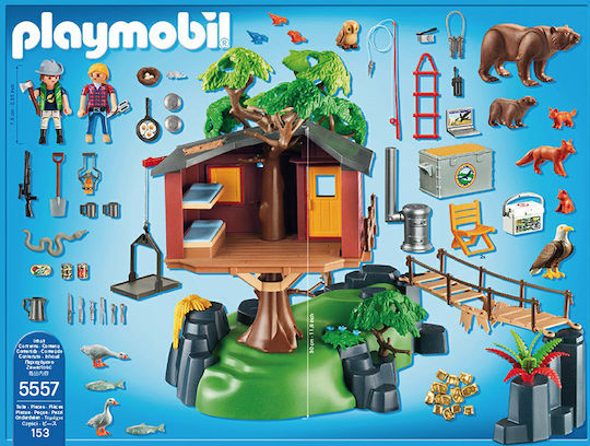 Playmobil Wildes Leben Großes Baumhaus für 4-10 Jahre