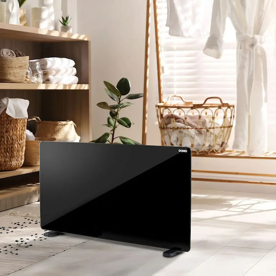 Domo Convector Electric De Pardoseală 2000W Cu Termostat Electronic Și WiFi 82x45.8cm Negru