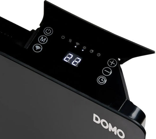 Domo Convector Electric De Pardoseală 2000W Cu Termostat Electronic Și WiFi 82x45.8cm Negru