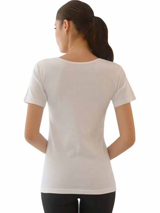 Women's Short Sleeve Cotton T-Shirt White