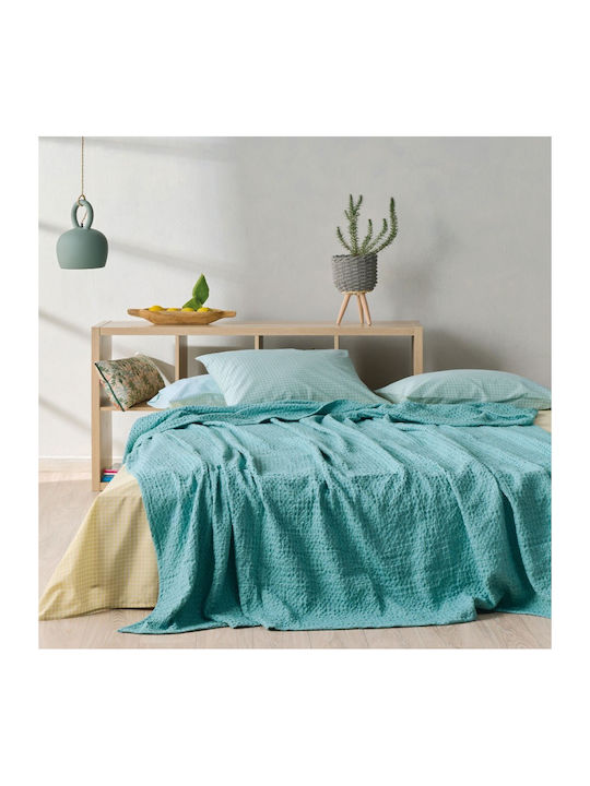 Kentia Illusion Blanket Pique King Size 260x250cm Waffle