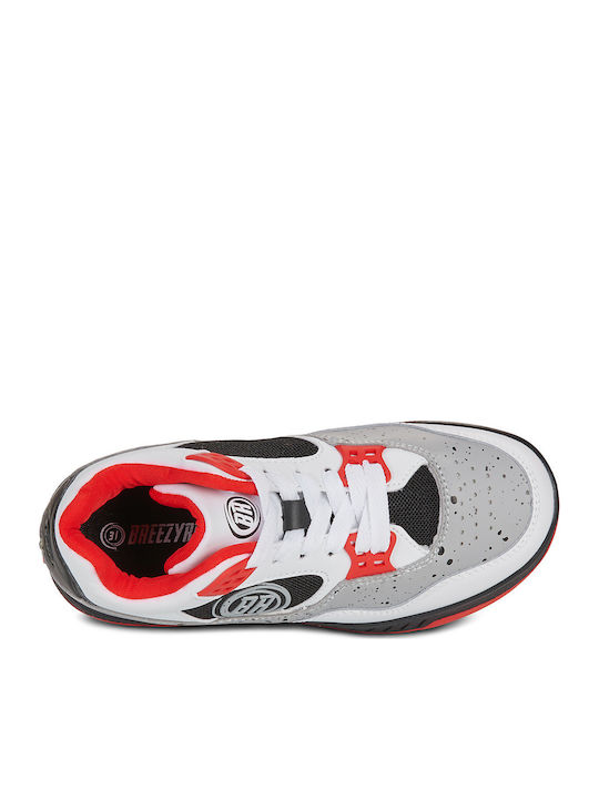 Kinder Sneakers mit Rollen Weiß