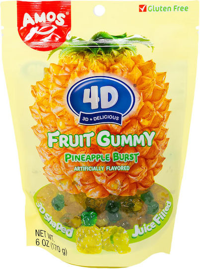 Amos Fruchtgummi Ananas Explosion 65g