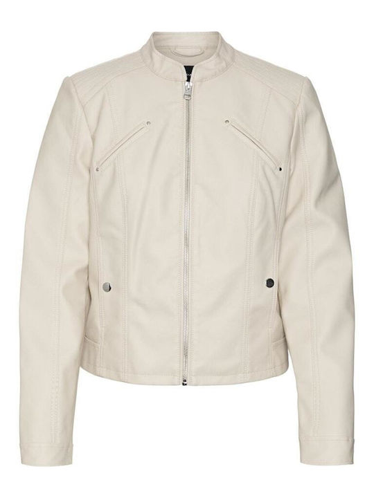 Favodona Jachetă de femei Biker Jacket Fulgi de ovăz
