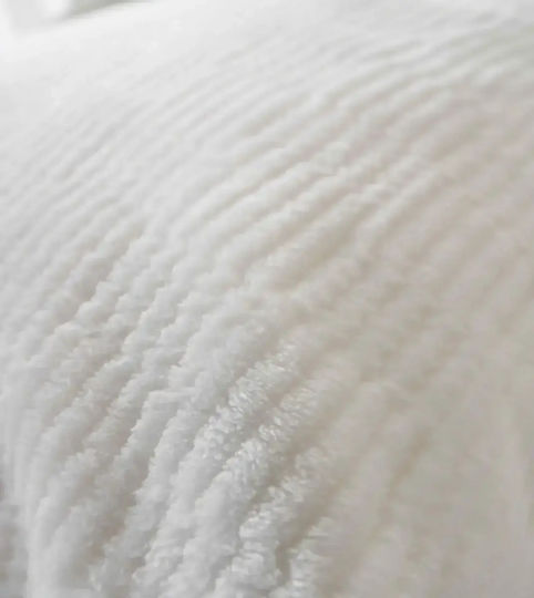 Gofis Home Decorative Pillow Case Gofis From Furry Polar White 109/16 50x50cm