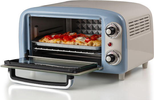 Ariete Vintage Mini Ηλεκτρικό Φουρνάκι 10lt Χωρίς Εστίες Μπλε