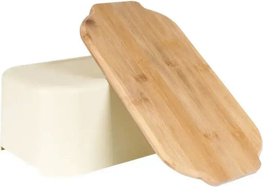 Bread Box Bamboo Board Cream 259303