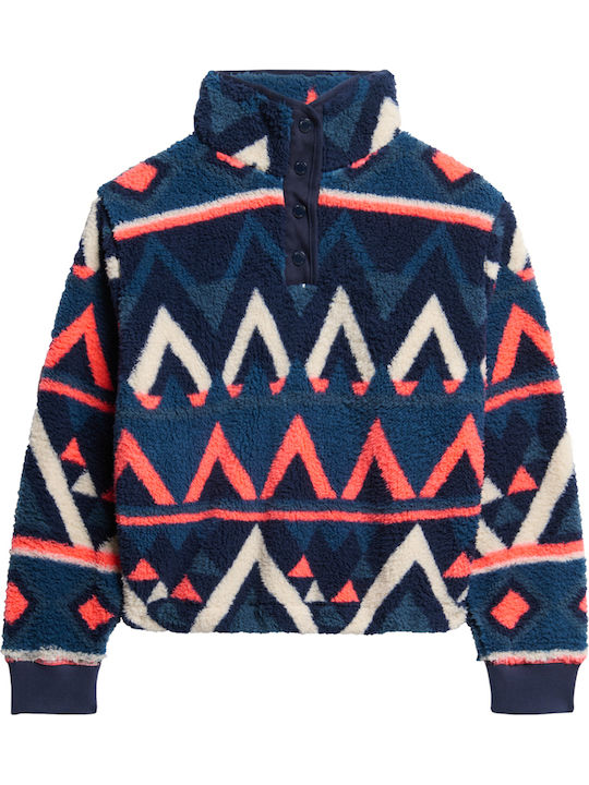W Ovin Women's Long Sleeve Sweater Blue