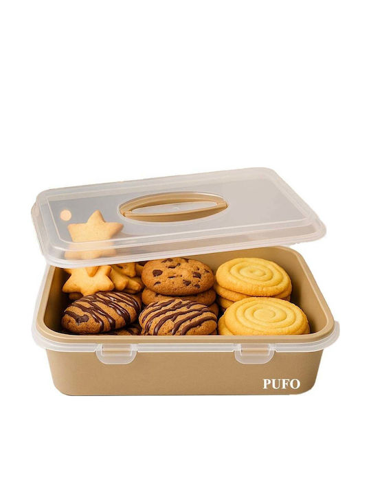 Kuchenständer Kunststoff mit Deckel Transparent 32x23cm