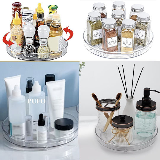 Rotating Fridge Organiser Base for Jars & Sauces