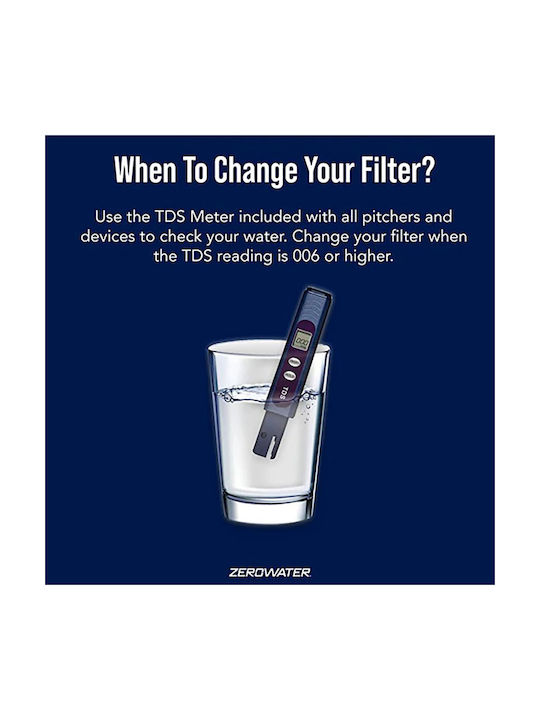 Zerowater Zerowater Glas Kanne mit Filter 9000ml