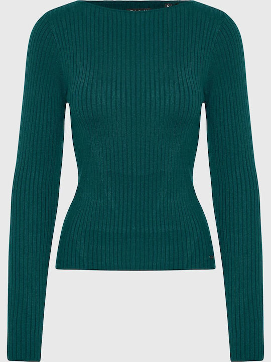 Women's Long Sleeve Sweater Green