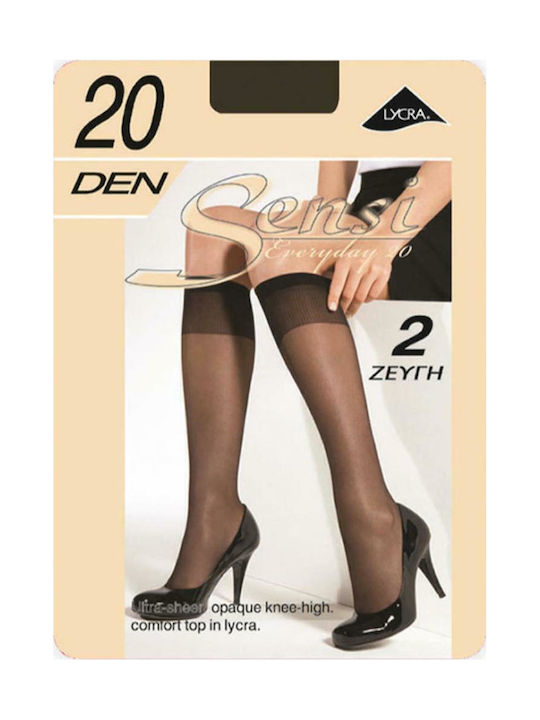 Γυναικεία Καλτσάκια 20 Den 2Pack Μαύρα