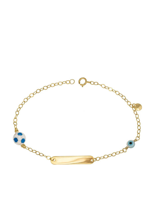 Gold 9K ID Bracelet