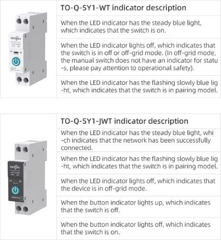 Tongou Tongou Tuya Wifi Smart Kwh 40A Kilowatt Meter Electric Panel Analog Rail Single Phase Wi-Fi Tuya TO-Q-SY1-JWT