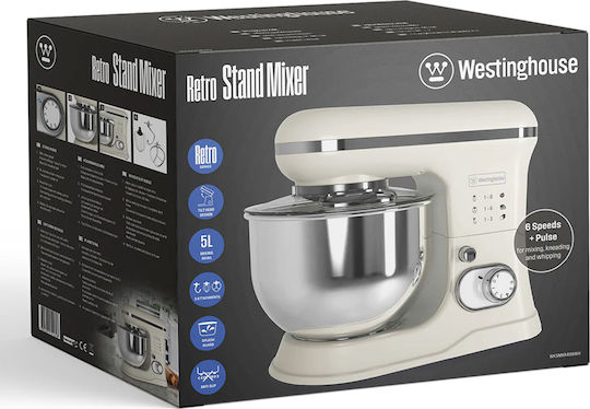 Westinghouse Κουζινομηχανή 1200W με Ανοξείδωτο Κάδο 5lt