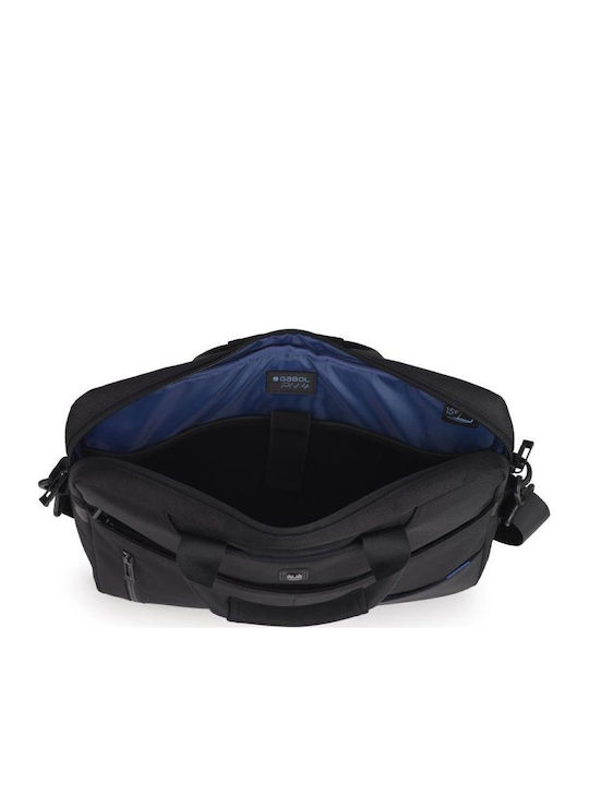 Gabol Intro Αδιάβροχη Τσάντα Πλάτης για Laptop 15.6" σε Μαύρο χρώμα