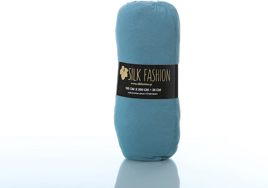 Silk Fashion Υπέρδιπλο 160x200+35εκ. με Λάστιχο Πετρόλ Silk Fashion Υπέρδιπλο 160x200+35εκ. με Λάστιχο Πετρόλ