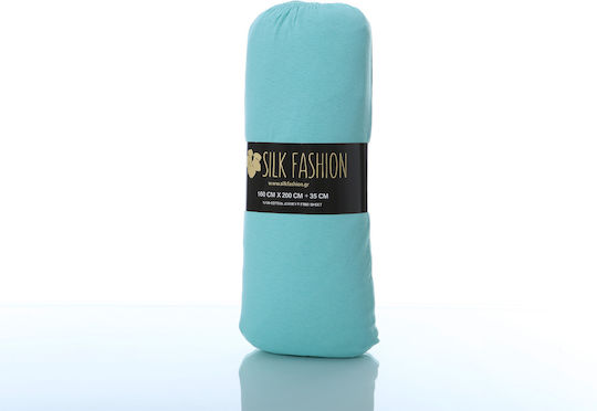 Silk Fashion King Size 180x200+35εκ. με Λάστιχο Sea Green Silk Fashion King Size 180x200+35εκ. με Λάστιχο Sea Green