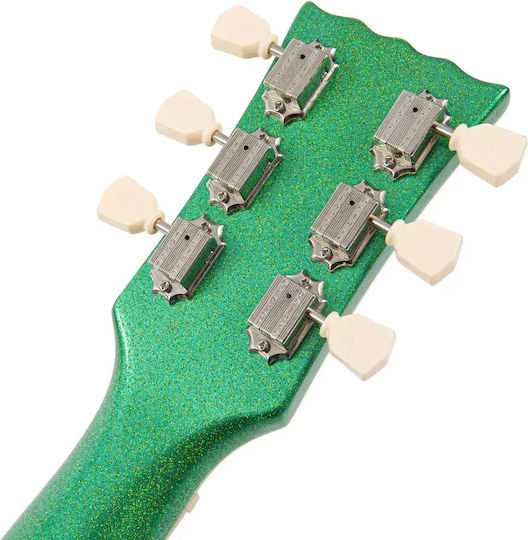 Vintage Vs6-30th Limited Edition 30th Anniversary Electric Guitar Green Metalflake