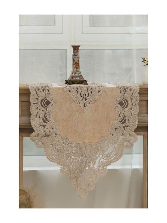 Liolios Home Ράνερ Light Coffee 40x145εκ.