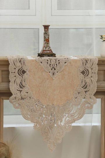 Liolios Home Ράνερ Light Coffee 40x145εκ.