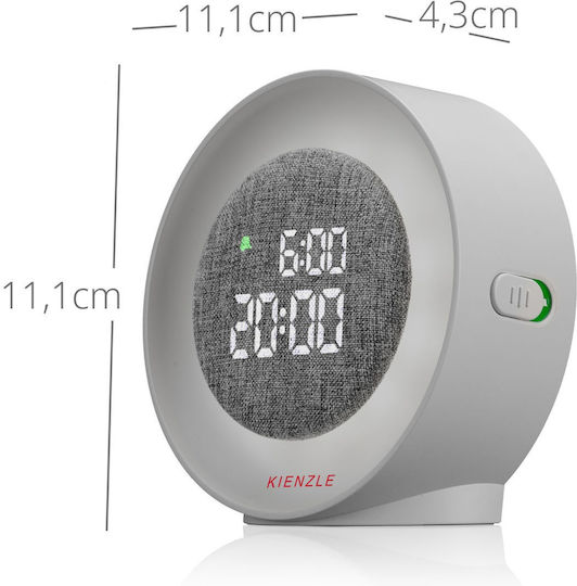 Kienzle Kienzle Tischuhr Digital LED Silber
